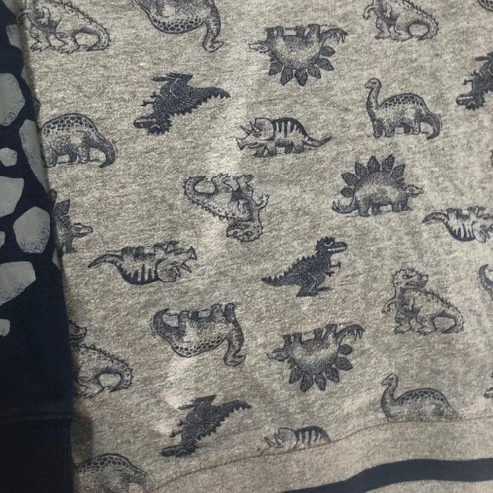 365 KIDS GARANIMALS Boys Blue Dinosaur T-rex Shirt Stegosaurus Size 7‎